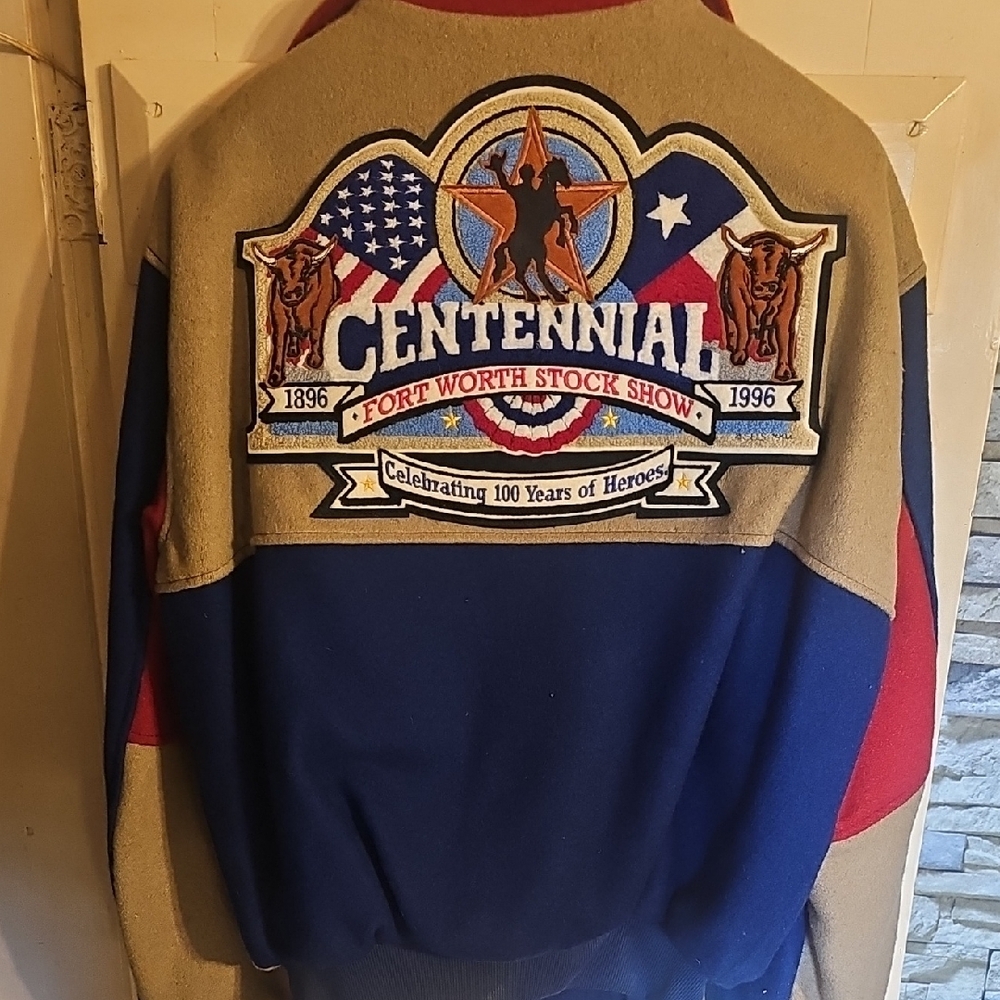 Vintage 1996 Bomber Jacket, Fort Worth Stock Show - Picture 5 of 8